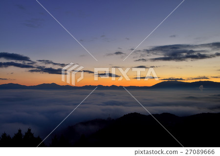 The sea of clouds of the Hitoyoshi Basin The sea of clouds of the Hitoyoshi Basin 27089666