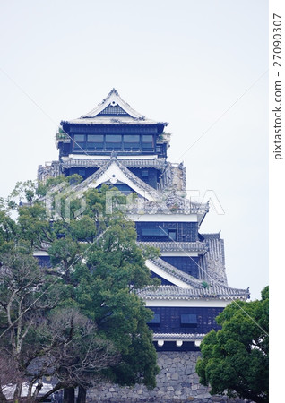 Kumamoto Castle (after the Kumamoto earthquake) 27090307