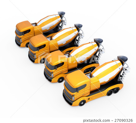 Truck mixer car fleet 27090326