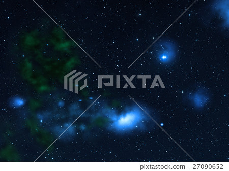 Star field in space and a nebulae Star field in space and a nebulae 27090652