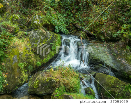 Triberg waterfall in Black forest in Germany Triberg waterfall in Black forest in Germany 27091059