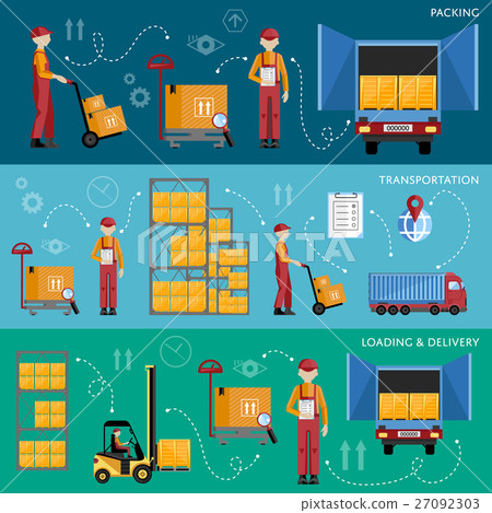 Delivery process infographics. Delivery process infographics. 27092303