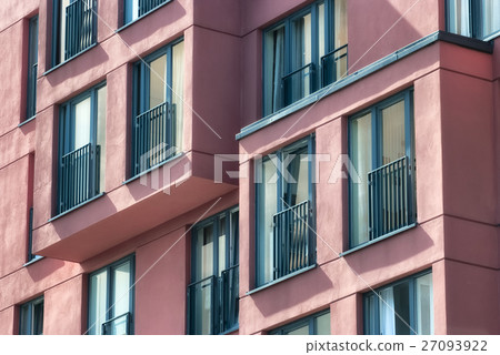 Fragment of a modern buildingarchitecture design Fragment of a modern buildingarchitecture design 27093922