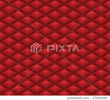 Button Red Leather seamless pattern. Luxury vector Button Red Leather seamless pattern. Luxury vector 27093940