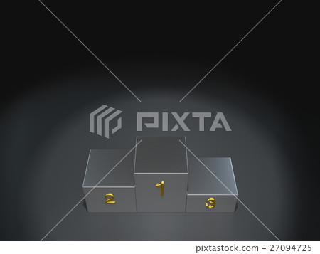 metal podium winner on dark background metal podium winner on dark background 27094725