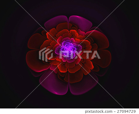 Abstract fractal flower 27094729