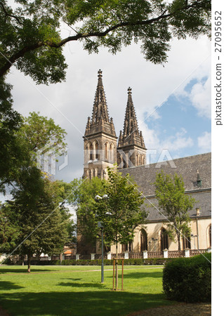 Basilica of St. Peter and Paul at Vysehrad castle. 27095652