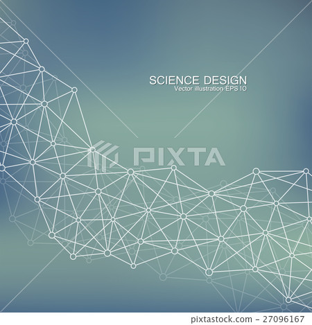 Structure molecule of DNA and neurons. Structural 27096167