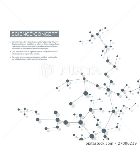 Structure molecule of DNA and neurons. Structural Structure molecule of DNA and neurons. Structural 27096219