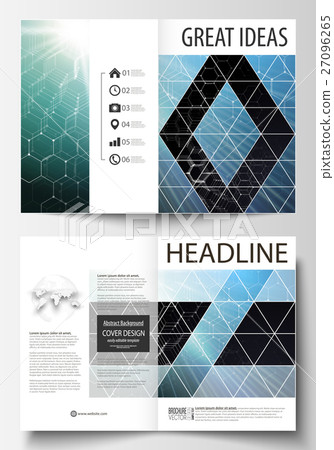 Templates for bi fold brochure, magazine, flyer or 27096265