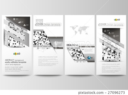 Flyers set, modern banners. Business templates 27096273