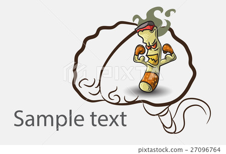 Black and white doodle brain background with Black and white doodle brain background with 27096764