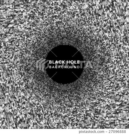 television noise black hole background. television noise black hole background. 27096888
