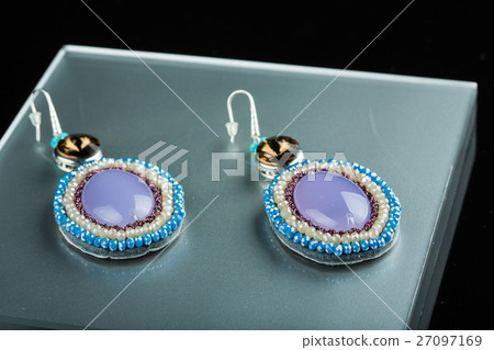 earrings on black earrings on black 27097169