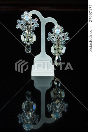 earrings on black 27097175