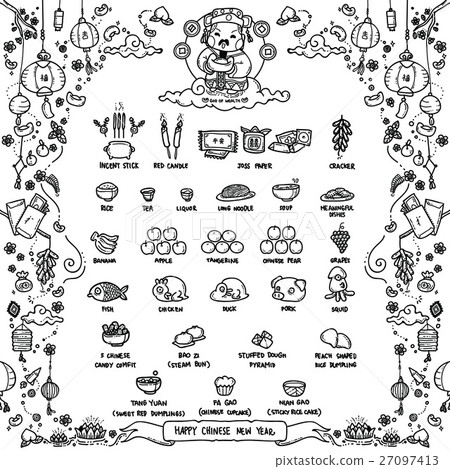 Happy Chinese New Year. God of Wealth 27097413