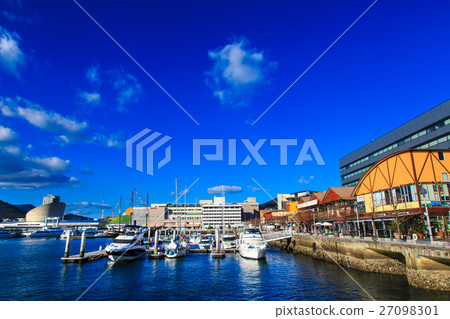 Dejima Warf Nagasaki Harbor scenery Dejima Warf Nagasaki Harbor scenery 27098301