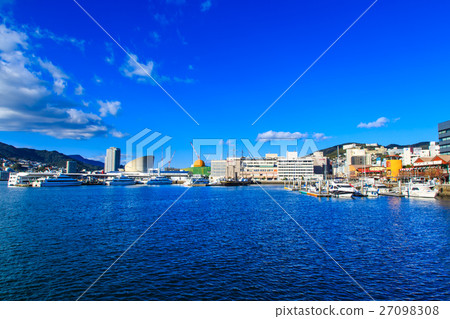 Dejima Warf Nagasaki Harbor scenery Dejima Warf Nagasaki Harbor scenery 27098308