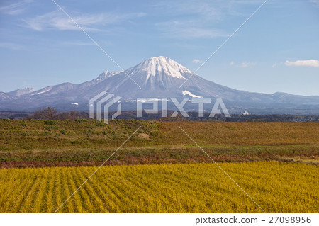 冬天的小山和日野河堤 冬天的小山和日野河堤 27098956