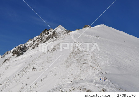 在冬季到Nishi Hodakadake 27099176