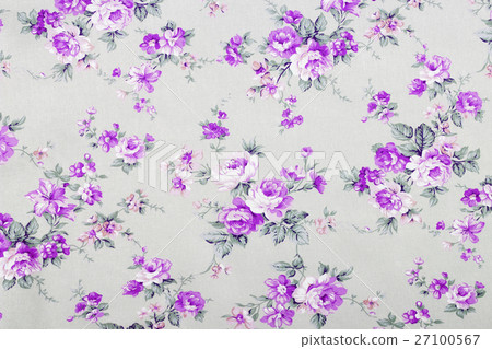 vintage style of tapestry flowers fabric pattern  27100567
