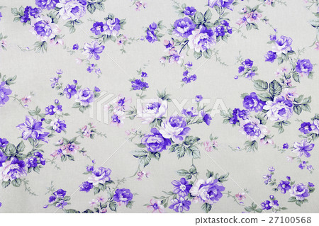 vintage style of tapestry flowers fabric pattern 27100568