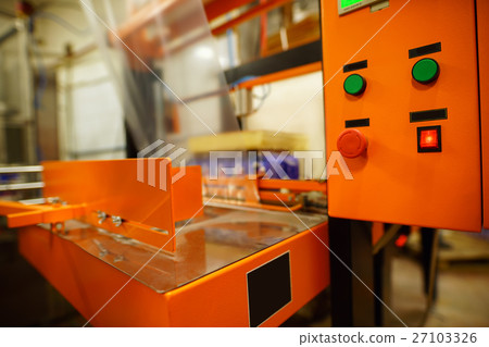 Control panel at diary production Control panel at diary production 27103326