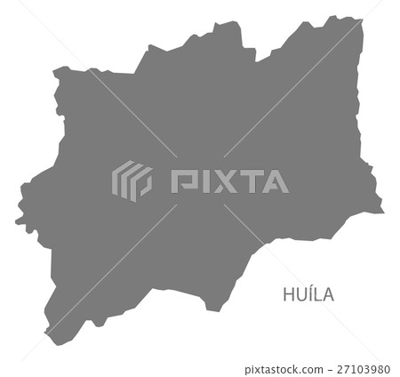 Huila Angola Map grey Huila Angola Map grey 27103980