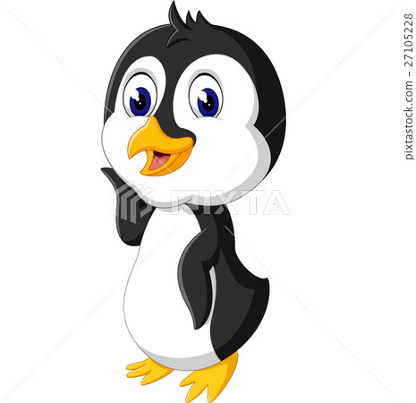 Cute penguin cartoon 27105228