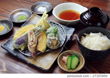 Tempura set menu (vegetables) 27105800