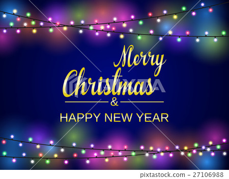 Merry Christmas greeting card 27106988