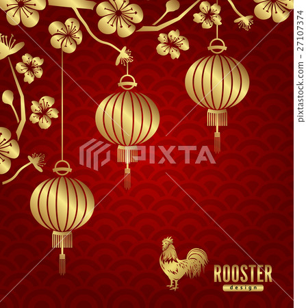 Oriental Card for Chinese New Year 2017 27107374