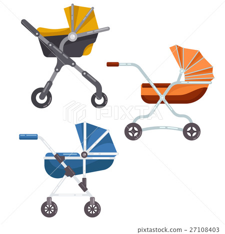 Folding stroller or newborn baby, infant carriage Folding stroller or newborn baby, infant carriage 27108403