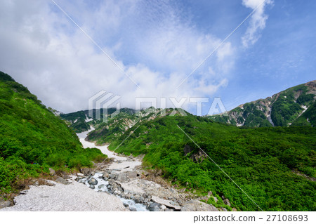 長野北阿爾卑斯山白馬大雪 27108693