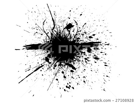 Vector splatter black color background Vector splatter black color background 27108928