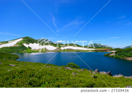 Nagano Northern Alps Hakuba Oi Pond Nagano Northern Alps Hakuba Oi Pond 27109436