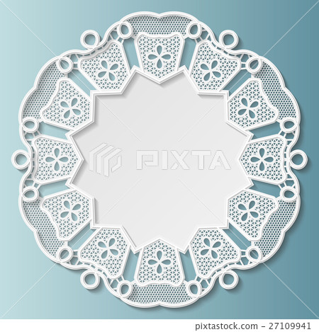3D Vector bas-relief frame,vignette with ornaments 3D Vector bas-relief frame,vignette with ornaments 27109941