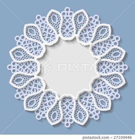 3D Vector bas-relief frame,vignette with ornaments 3D Vector bas-relief frame,vignette with ornaments 27109946