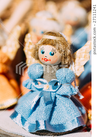Colorful Belarusian Straw Doll At Local Market In Colorful Belarusian Straw Doll At Local Market In 27111241