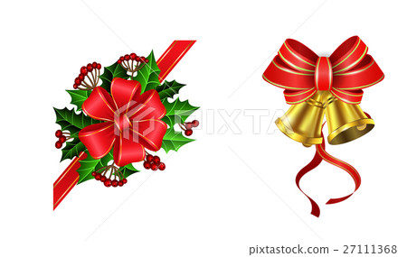 Christmas decoration with bow 27111368