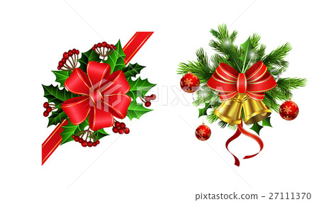 Christmas decoration with bow 27111370