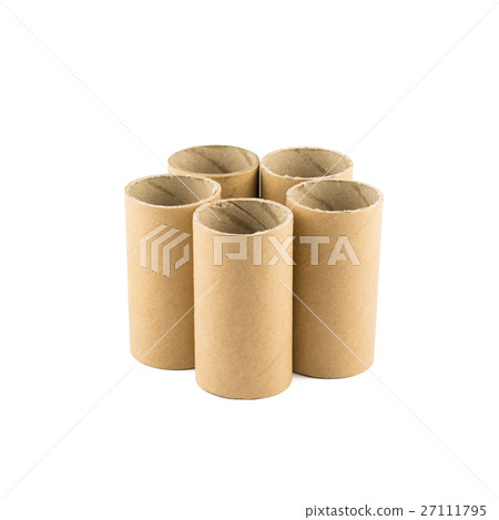 Tissue core isolated on the white background. 27111795