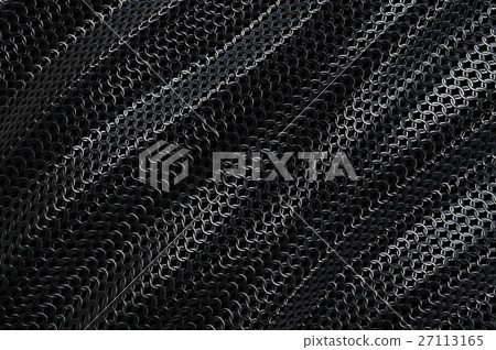 Dark metallic chain armor abstract wave background Dark metallic chain armor abstract wave background 27113165