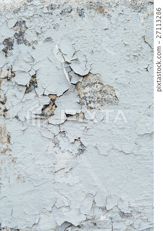 texture Close Up of Chipped blue peeling paint 27113286