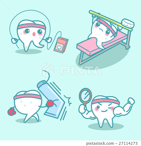 cute sport teeth do excerise cute sport teeth do excerise 27114273