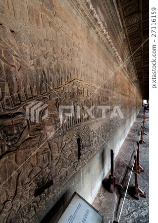 吳哥窟第一廊（天堂和地獄）的救濟 27116159