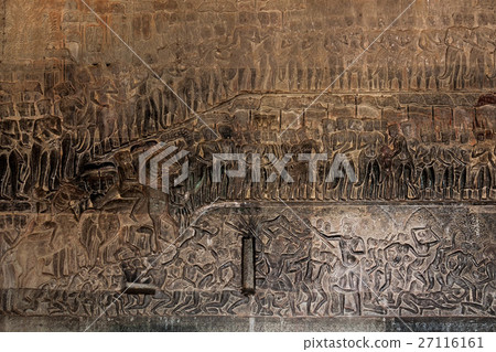 吳哥窟第一廊（天堂和地獄）的救濟 27116161