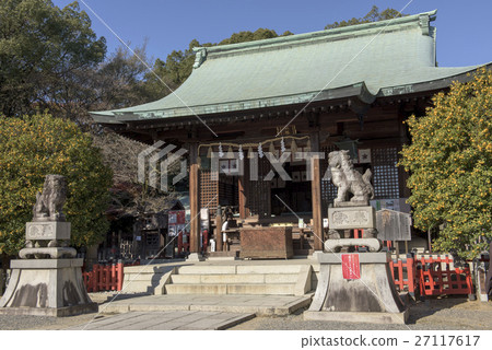 城山八幡宮在秋天 27117617
