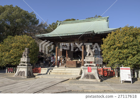 城山八幡宮在秋天 27117618