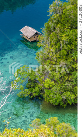 Bamboo Hut in Mangrove Kabui Bay Raja Ampat 27120808